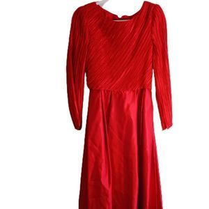 GEORGE WILLIAMS VINTAGE RED DRESS